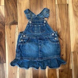 Cherokee denim overalls dress
